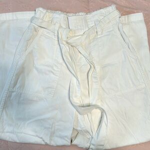 High waist belted wide leg pants size xs